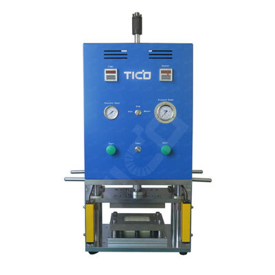 Máquina para formar caixas de células de bolsa semiautomática com filme laminado de alumínio