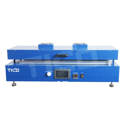 comprar Equipamento de fundição de fita de aquecimento superior de bateria de 220 V, revestimento de filme a vácuo, 800 mm ajustável online manufacture