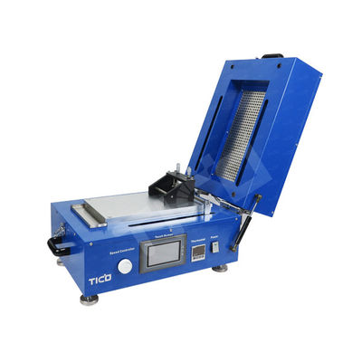 Comprar Máquina de revestimento de filme de vácuo automático ajustável de 300 mm com aquecedor de cobertura superior Fabricação em linha