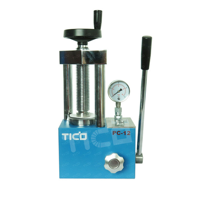 comprar Máquina de prensagem hidráulica de pó seco de laboratório de 12 toneladas para fabricação de comprimidos de células de moedas online manufacture