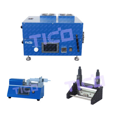 Comprar Máquina de revestimento de filme de extrusão por fenda de laboratório de três conjuntos com aquecimento máximo Fabricação em linha
