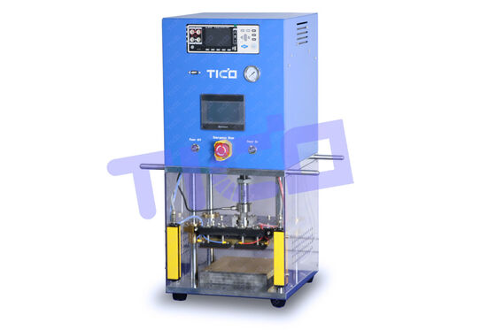 Comprar Máquina de prensagem plana a quente com testador de resistência Fabricação em linha