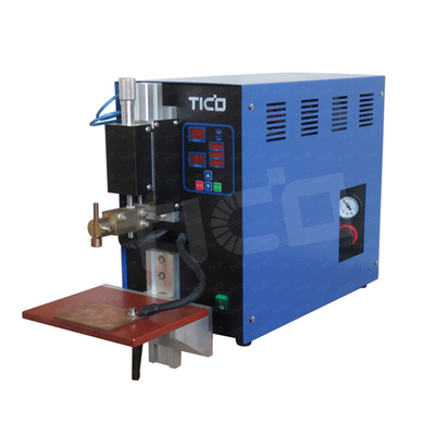 Máquina de soldadura pneumática de ponto único de 10 KVA para pesquisa de células cilíndricas