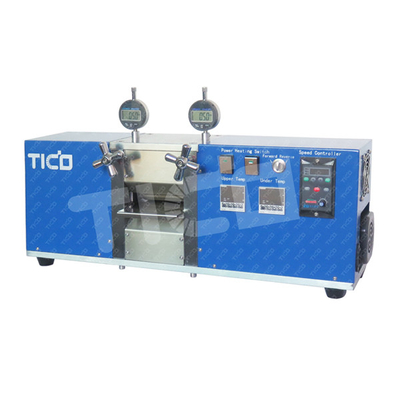 Equipamento de caldeamento com bateria para fabricação de eletrodos de células de moedas com rolos de largura de 100 mm