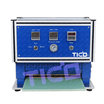 Máquina de vedação térmica de células de bolsa de 400 mm para filme laminado de alumínio polimérico lado superior