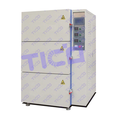 Forno de secagem de laboratório de 3 camadas de alto grau de vácuo 3mm 304SS Câmara interna