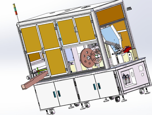 18650 Máquina de embalagem automática de célula cilíndrica que encolhe o calor