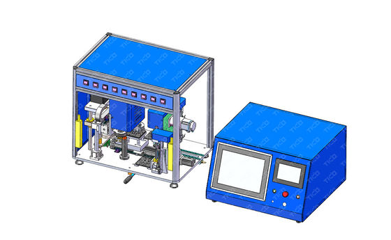 Máquina de montagem automática integrada de células de moedas